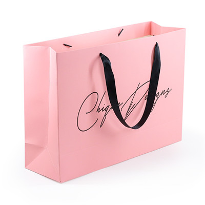 Custom High-Quality Paper Shopping Bags — Bulk Orders with Double-Sided Logo Printing - 副本