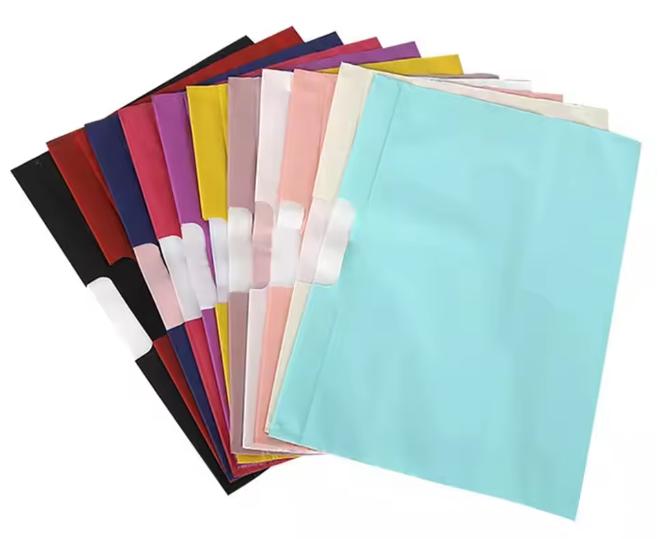 Colorful Drawstring Plastic Bags | Features a drawstring closure and handles; customizable with logo printing; available in various colors for wholesale